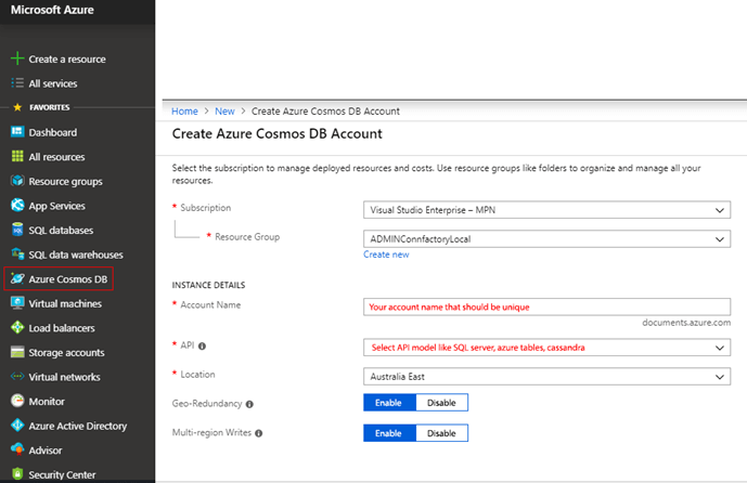 Utilize Multi Master Support In Azure Cosmos DB